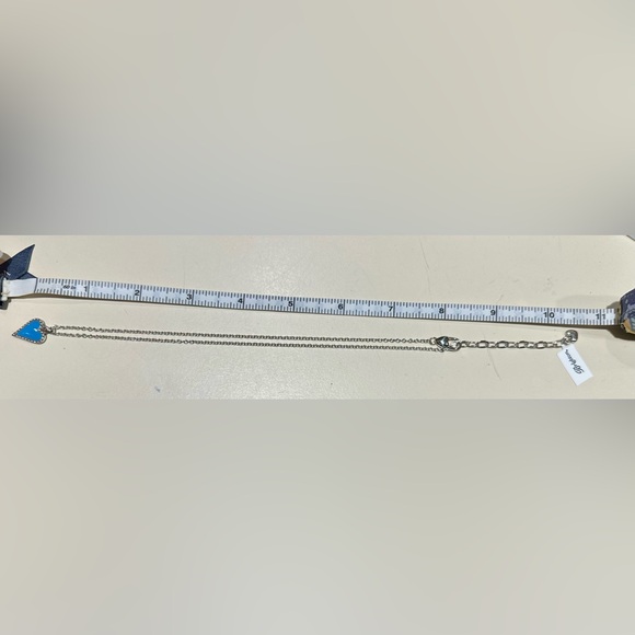 Brighton - BNWT/ tissue/ box -Dazzling Love- Silver/Enamel Purple Heart Necklace - Picture 9 of 9